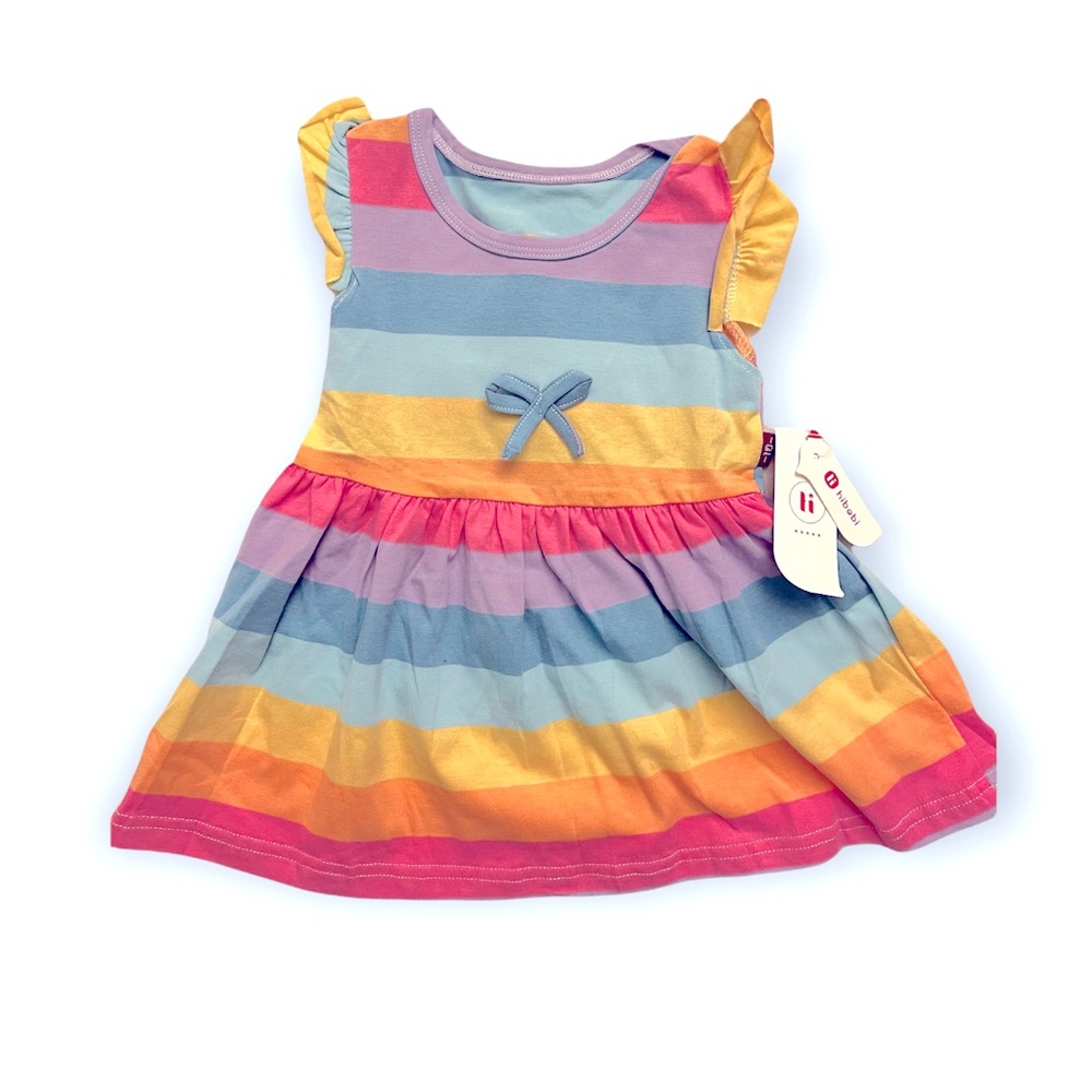 Toddler Rainbow Jersey Dress